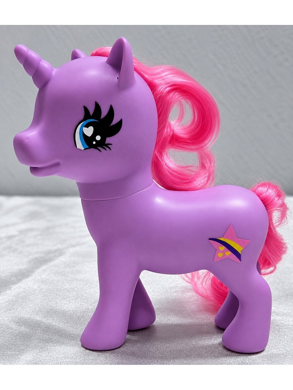 Gi-Go Wonder Pony Land Purple Unicorn Pink Hair Star L-16-B1 Fakie Pony